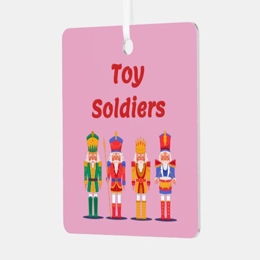 Speelgoed Soldier Nutcrackers Metal Ornament (Voorkant links)
