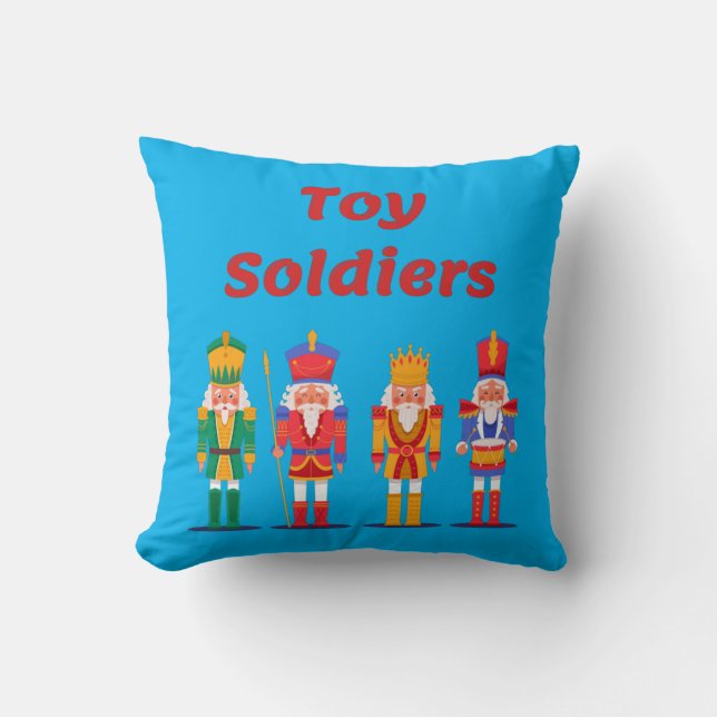 Speelgoed Soldier Nutcrackers Sierkussen (Voorkant)