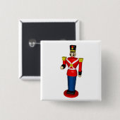 Speelgoed Soldier Vierkante Button 5,1 Cm (Voorkant /achterkant)