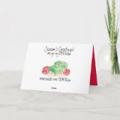 Speelgoed Soldiers Kerst Kaart (Achterkant)