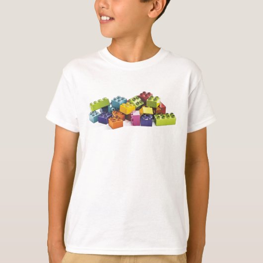 Speelgoed Spelen Jongen Meisje Kinder Gebouw Huis T-shirt (Voorkant)