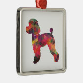 Speelgoed tandwieldog Geo Silhouette Multi Metalen Ornament (Rechts)