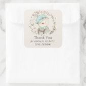  Speelgoed Teddy Bear Boy's Verjaardagsgunst Vierkante Sticker (Tas)