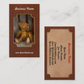 Speelgoed - Teddy Bear - Mijn Teddy Bear  Visitekaartje (Voorkant / Achterkant)