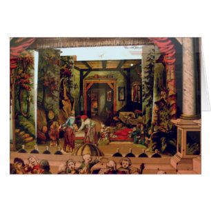 Speelgoed theater met scènes