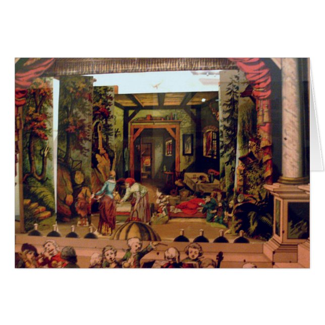 Speelgoed theater met scènes (Voorkant Horizontaal)