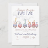 Speelgoed Train All Aboard Boy Verjaardag Express Kaart (Voorkant)