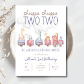 Speelgoed Train All Aboard Boy Verjaardag Express  Kaart