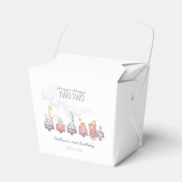 Speelgoed Train All Aboard Verjaardag Uitnodigen,  Bedankdoosjes