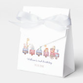 Speelgoed Train All Aboard Verjaardag Uitnodigen, Bedankdoosjes (Voorkant Zijde)