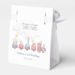 Speelgoed Train All Aboard Verjaardag Uitnodigen,  Bedankdoosjes