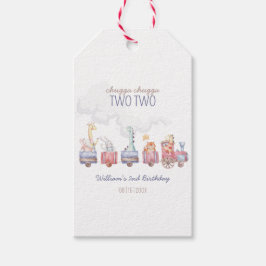 Speelgoed Train All Aboard Verjaardag Uitnodigen,  Cadeaulabel