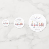 Speelgoed Train All Aboard Verjaardag Uitnodigen, Confetti (Voorkanten)