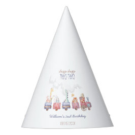 Speelgoed Train All Aboard Verjaardag Uitnodigen,  Feesthoedjes