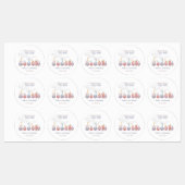 Speelgoed Train All Aboard Verjaardag Uitnodigen,  Labels (Vel)