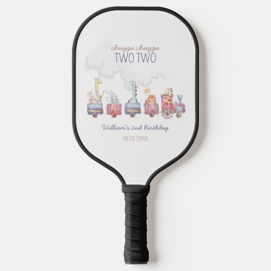 Speelgoed Train All Aboard Verjaardag Uitnodigen,  Pickleball Paddle (Voorkant)