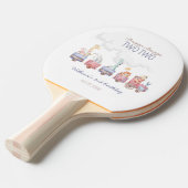 Speelgoed Train All Aboard Verjaardag Uitnodigen,  Tafeltennisbatje (Voorkant Gekanteld)