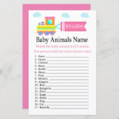 Speelgoed Train Baby Animals Name Game (Voorkant / Achterkant)