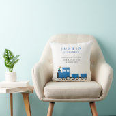 Speelgoed Train Birth Announcement Pillow Kussen (Stoel)