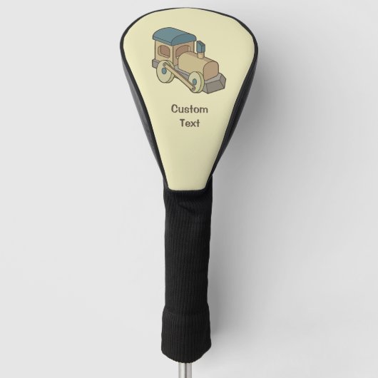 Speelgoed Train Golf Head Hoesje Golfheadcover (Voorkant)