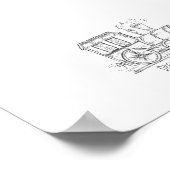 Speelgoed Train Journey Sketch Gastenboek Poster (Hoek)