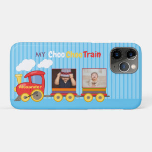 Speelgoed Train Peuter Jongen Verjaardag Blauw Case-Mate iPhone Case