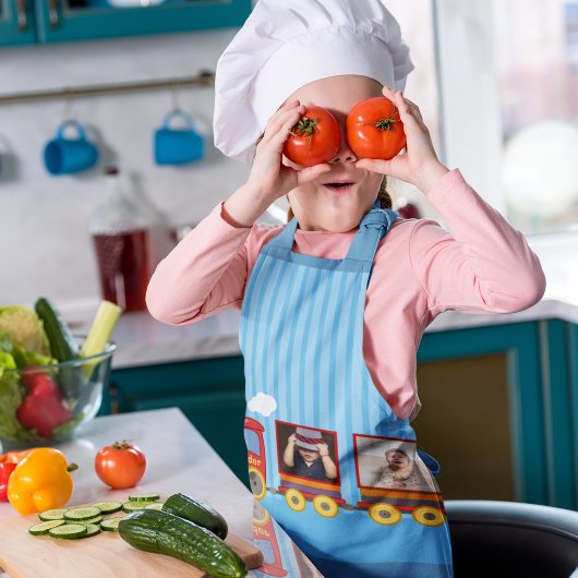 Speelgoed Train Peuter Jongens Verjaardag Blauw Schort