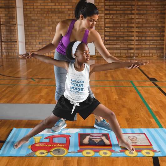 Speelgoed Train Peuter Jongens Verjaardag Blauw Yogamat