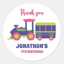 Speelgoed Train voor meisjes Geestelijke jongens Ronde Sticker