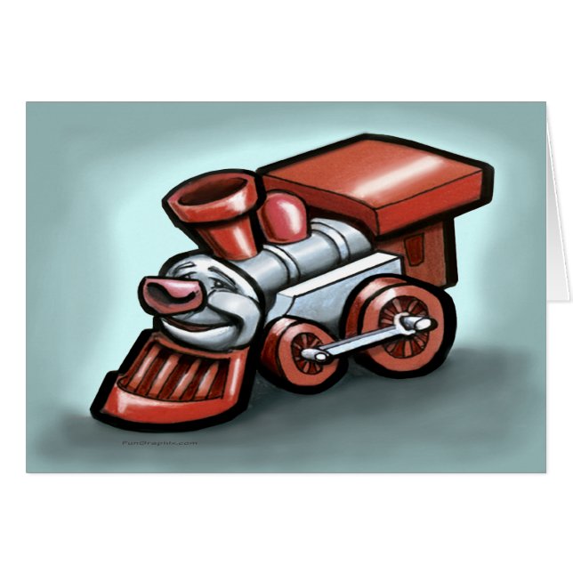 Speelgoed trein (Voorkant Horizontaal)