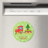 Speelgoed Trein, Baby's Eerste Kerstmis, Magneet (Insitu (Vaatwasser))