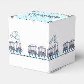 Speelgoed trein bedankdoosjes (Achterkant)