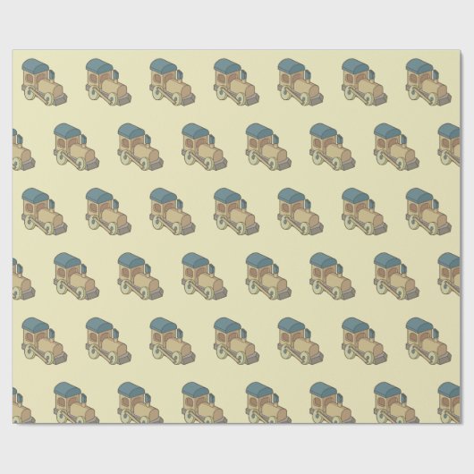 Speelgoed trein cadeaupapier (Vlak)