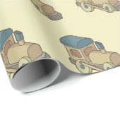 Speelgoed trein cadeaupapier (Rol Hoek)