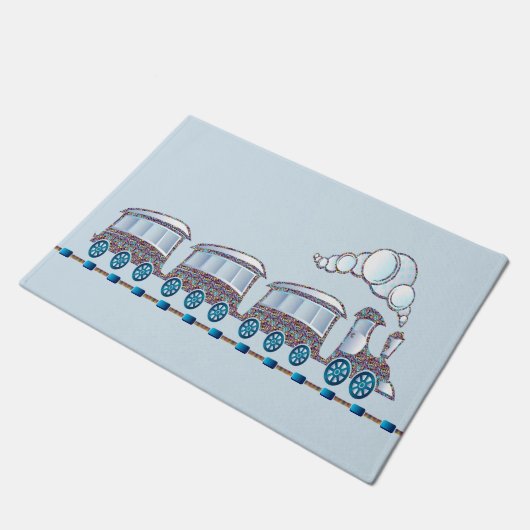 Speelgoed trein deurmat (Schuin)