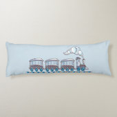 Speelgoed trein lichaamskussen (Achterkant)