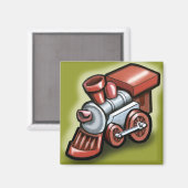 Speelgoed trein magneet (Voorkant / Achterkant)