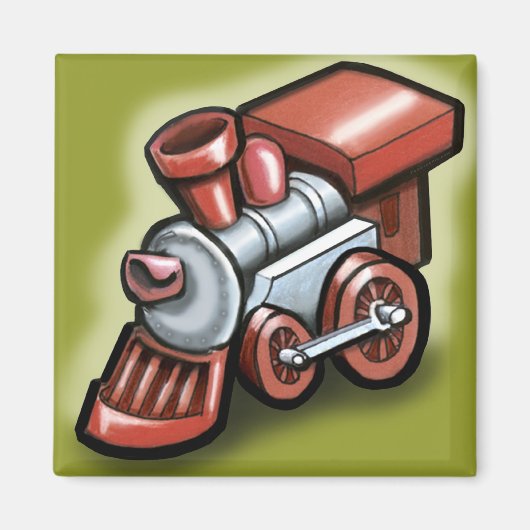 Speelgoed trein magneet (Voorkant)