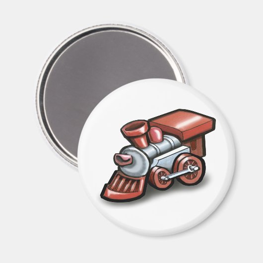Speelgoed trein magneet (Voorkant / Achterkant)