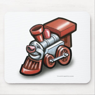 Speelgoed trein muismat