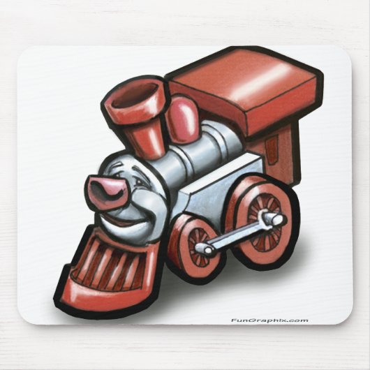 Speelgoed trein muismat (Voorkant)