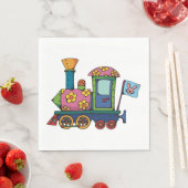 Speelgoed trein Paper Napkins Servet (Insitu)