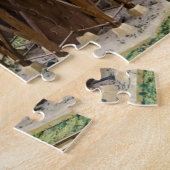 Speelgoed Trein Platform Watertoren Legpuzzel (Zijkant)