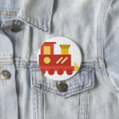 speelgoed trein ronde button 7,6 cm (In situ)