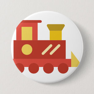 speelgoed trein ronde button 7,6 cm