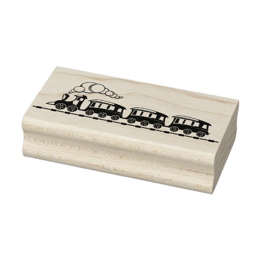 Speelgoed trein rubberstempel (Stempel)