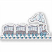 Speelgoed trein sticker (Voorkant)