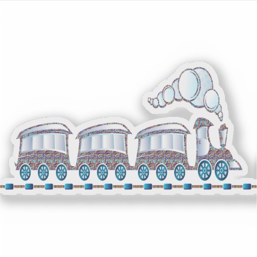 Speelgoed trein sticker (Voorkant)