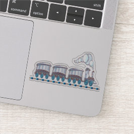 Speelgoed trein sticker