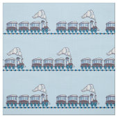 Speelgoed trein stof (Swatch)